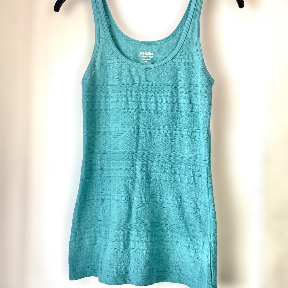 Blue tank top